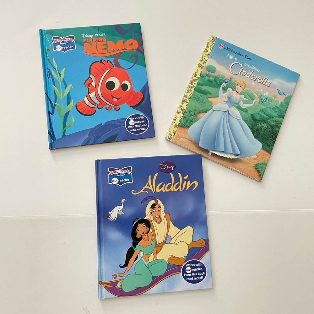 Lot of 3 Vintage Disney's by Walt Disney Company (Hardcover)